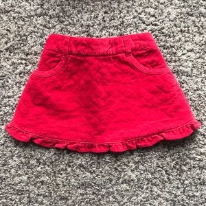 Gymboree Velvet skirt